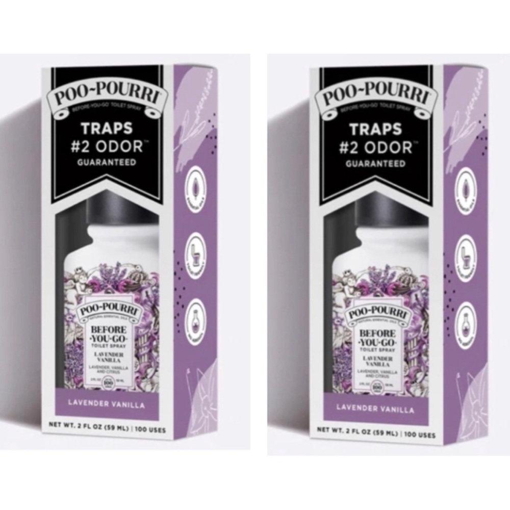 ❗️FINAL❗️ 🆕 BUNDLE 2 Box Poo~Pourri Lavender Vanilla